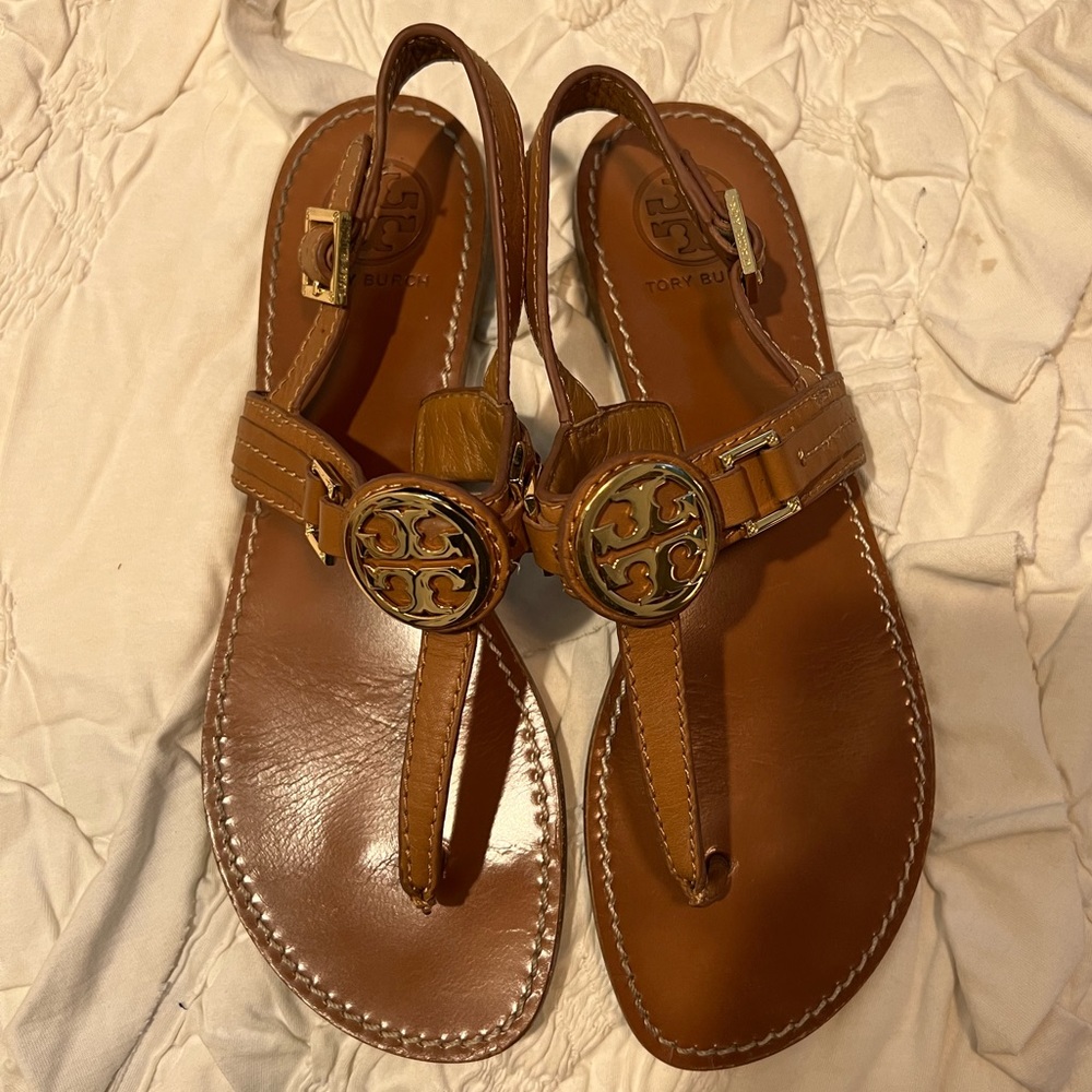Tory Burch Cassia Thong Leather Sandal